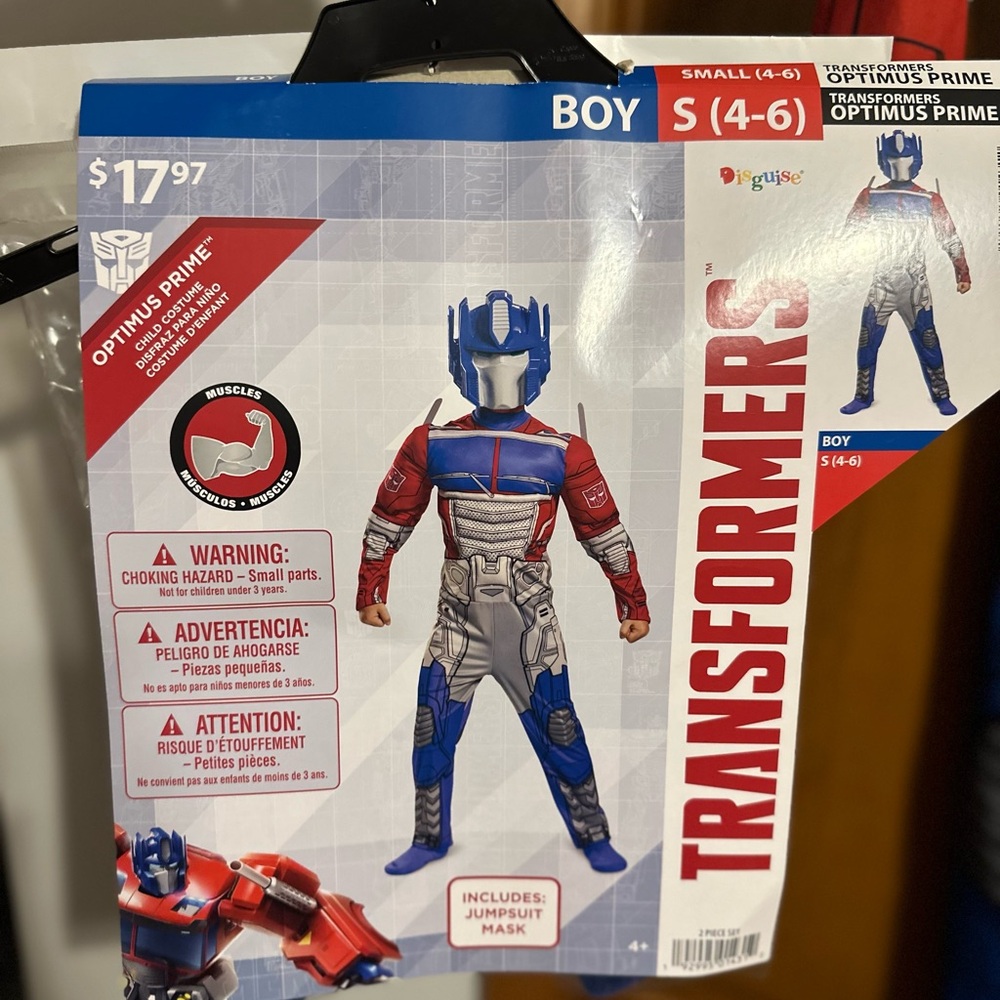Transformers Optimus Prime Costume for Boys